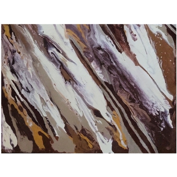 Hand Crafted Abstract Design 18 x 24 Inches Canvas Painting - Picture 3 of 4